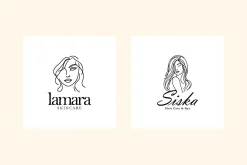 Beautiful Women Line Art