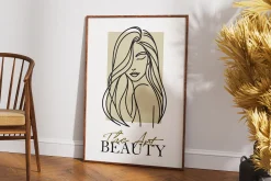 Beautiful Women Line Art