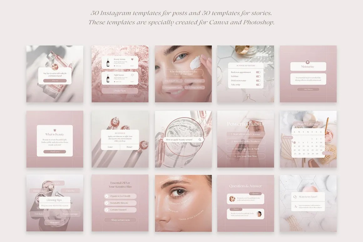 Beauty Instagram Template | Canva