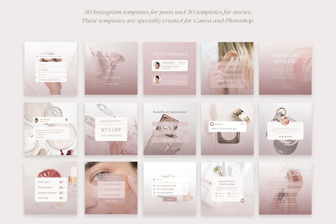 Beauty Instagram Template | Canva