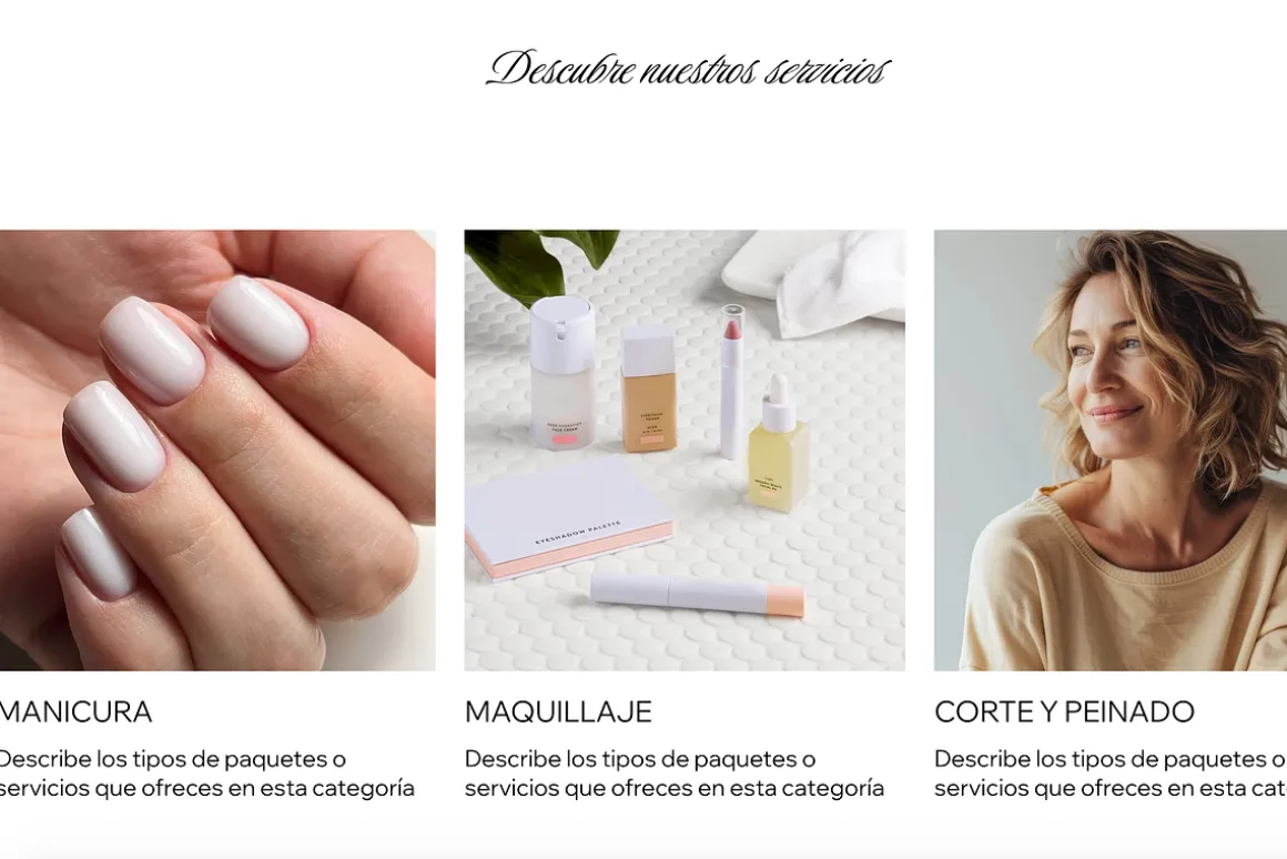 Beauty Salon Website Template
