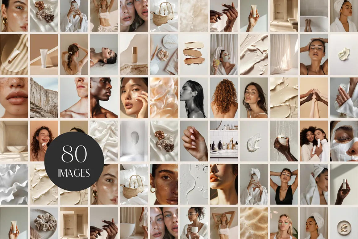 80 Beauty Stock Images Bundle