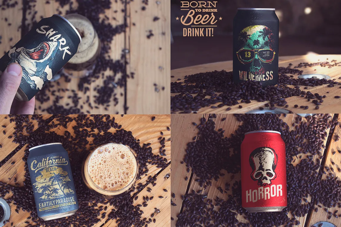 Beer Can Studio Mockups Megabundle