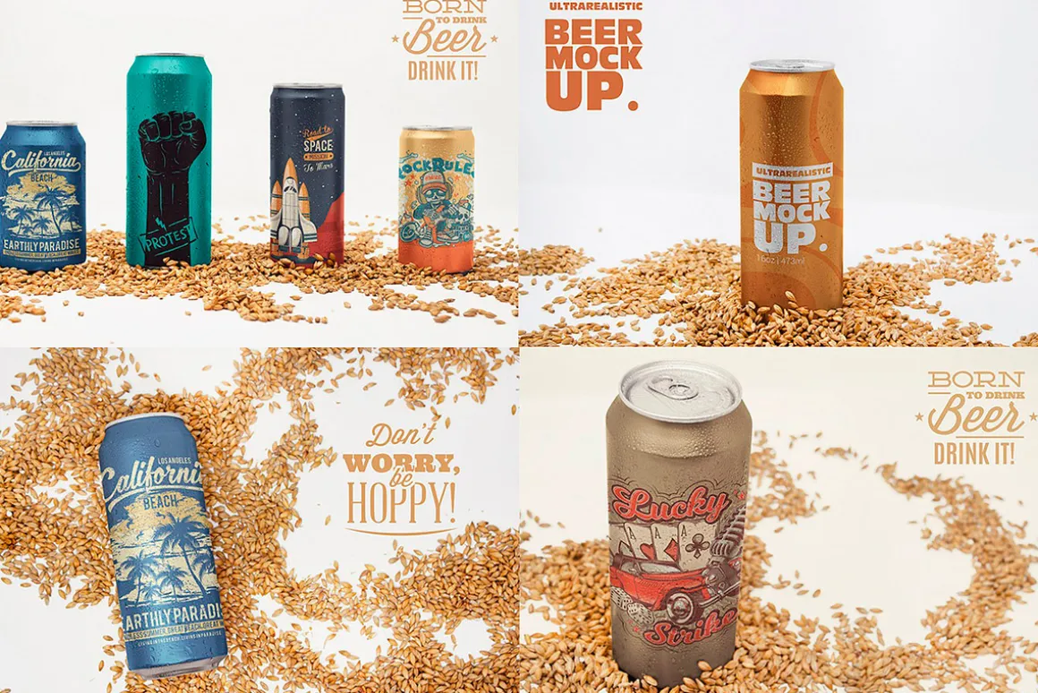 Beer Can Studio Mockups Megabundle
