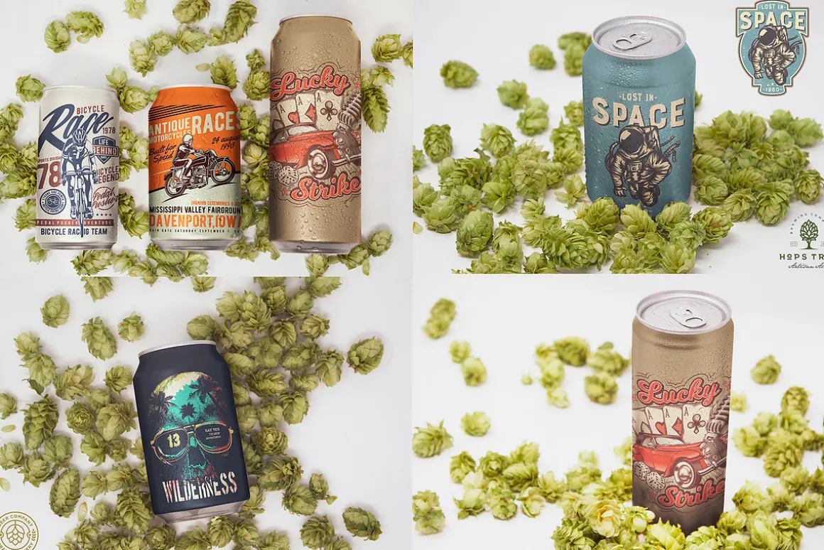 Beer Can Studio Mockups Megabundle