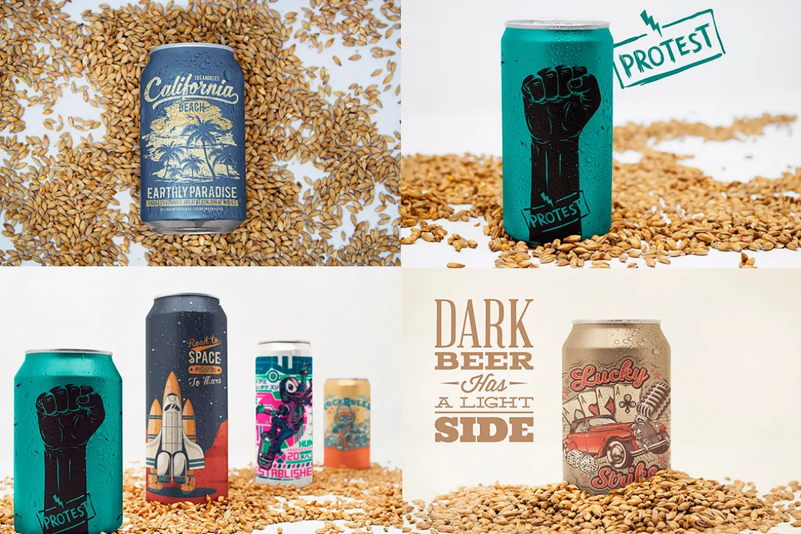 Beer Can Studio Mockups Megabundle