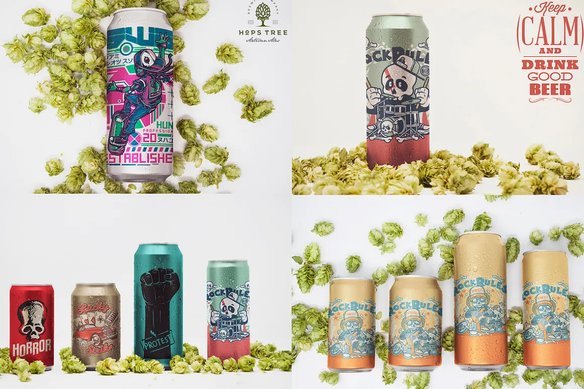 Beer Can Studio Mockups Megabundle