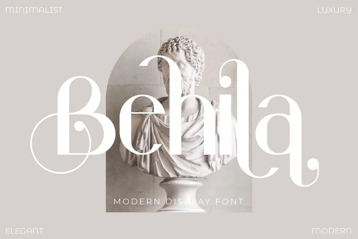 Behila Modern Display Font