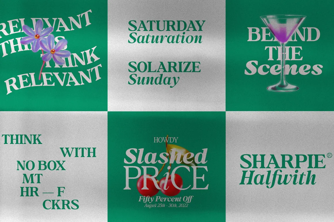 Behind The Nineties 12 Fonts + VFs