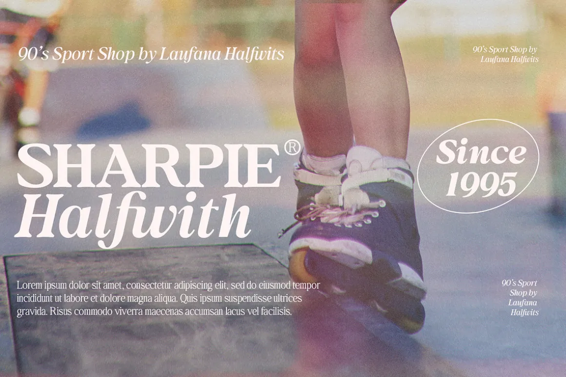 Behind The Nineties 12 Fonts + VFs