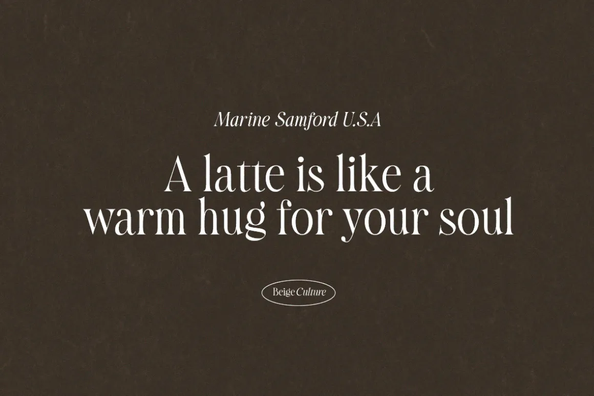 Beige Culture - Luxury Serif