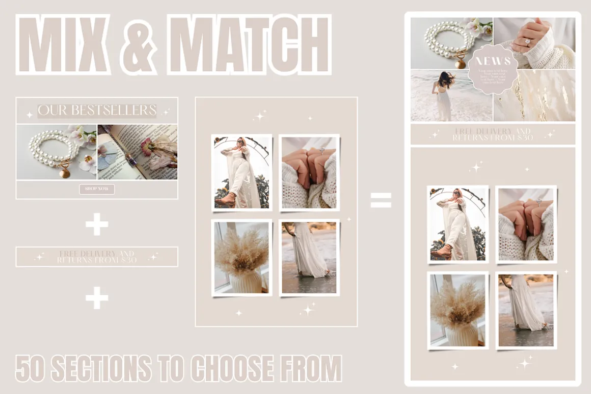 Beige Email Templates