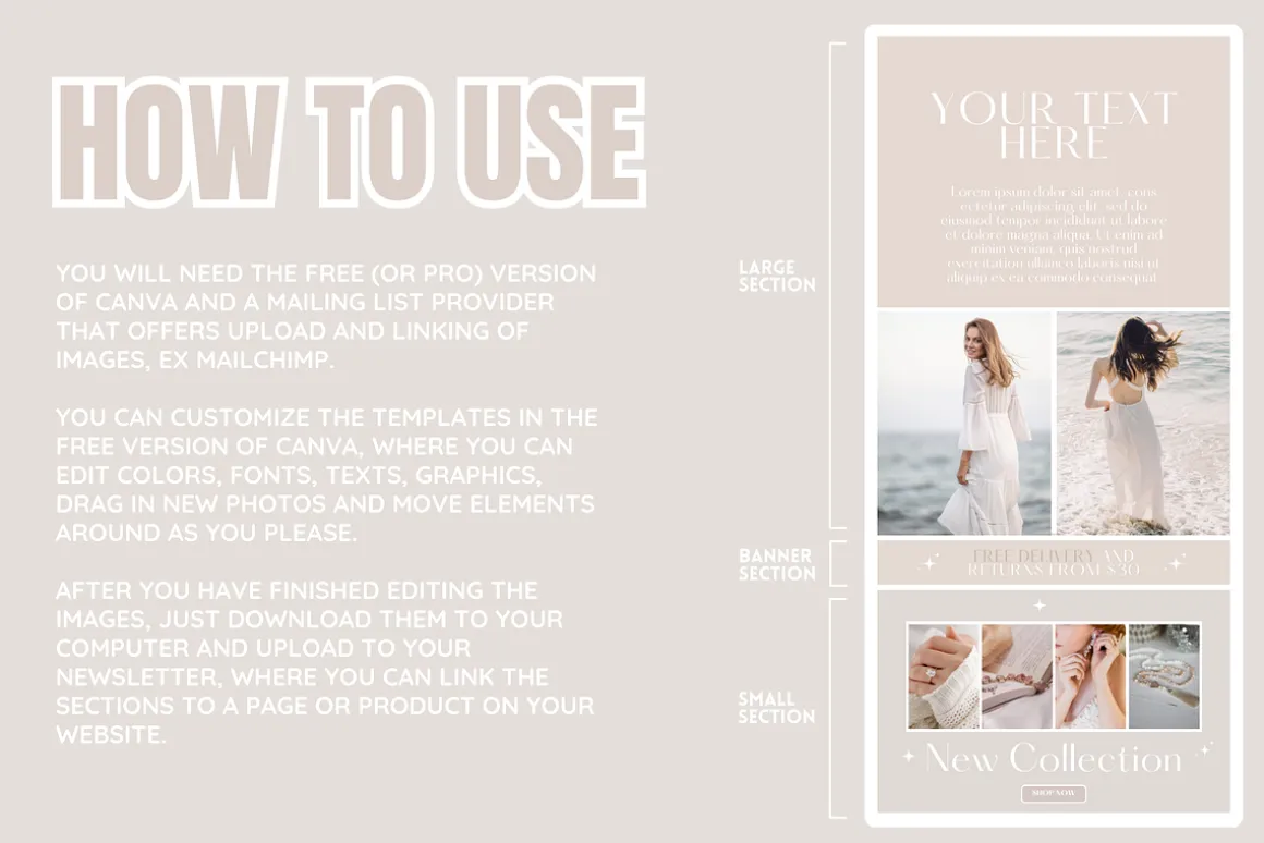 Beige Email Templates