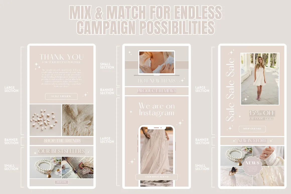 Beige Email Templates