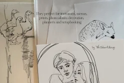Being Loved - Vintage Line Art