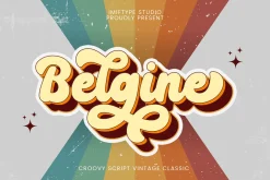 Belgine – Groovy Script Font