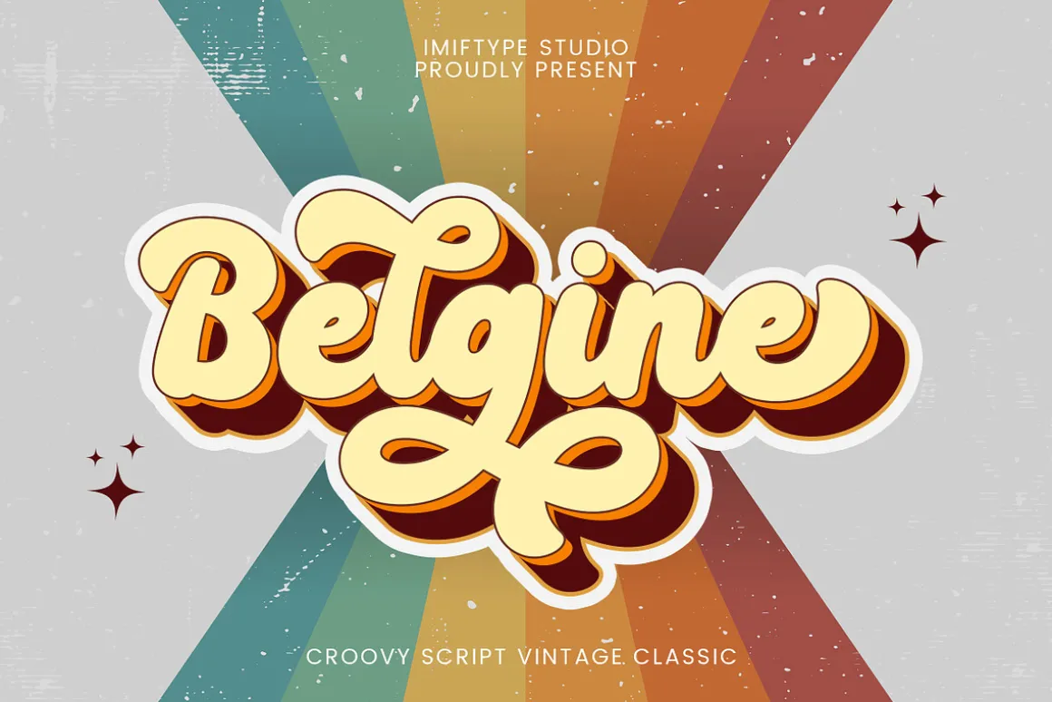 Belgine – Groovy Script Font