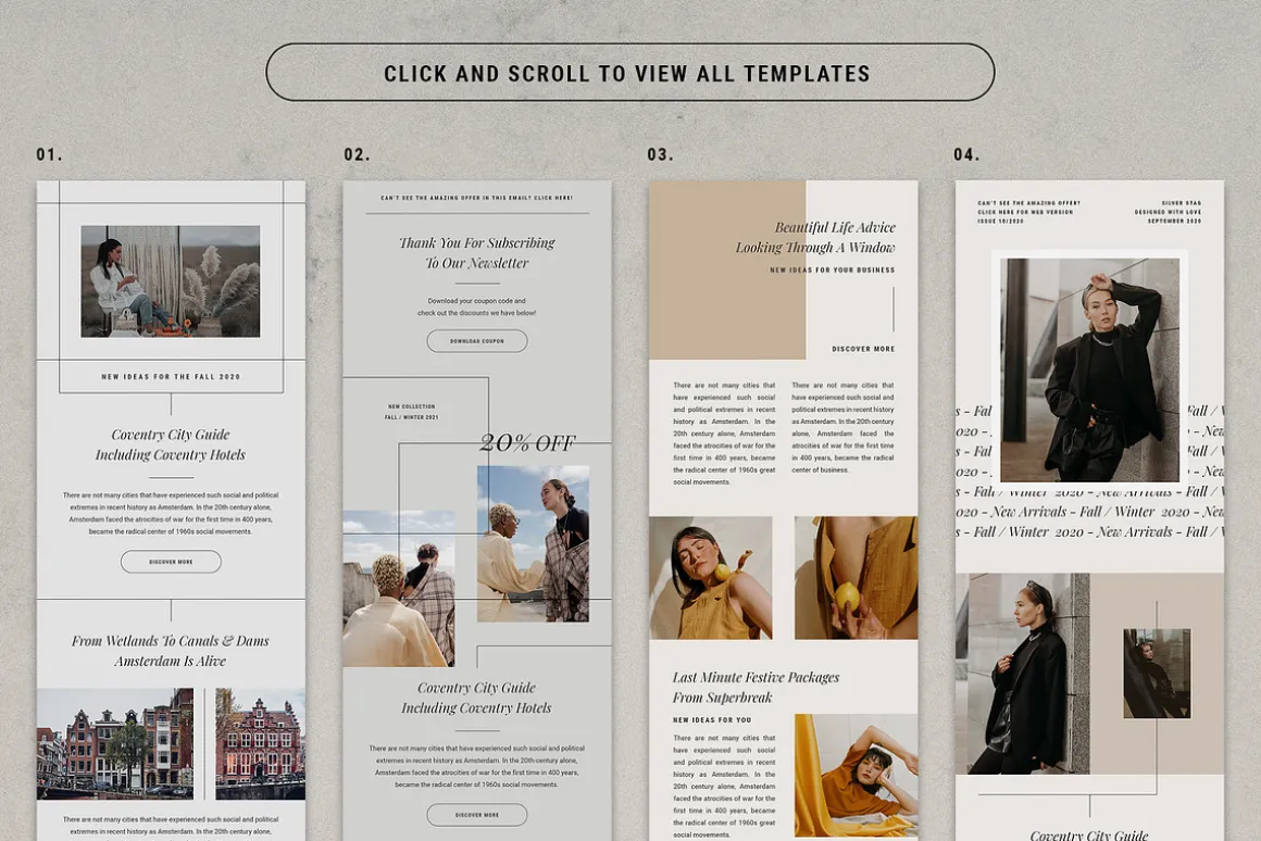 Bella - Chic Newsletter Templates