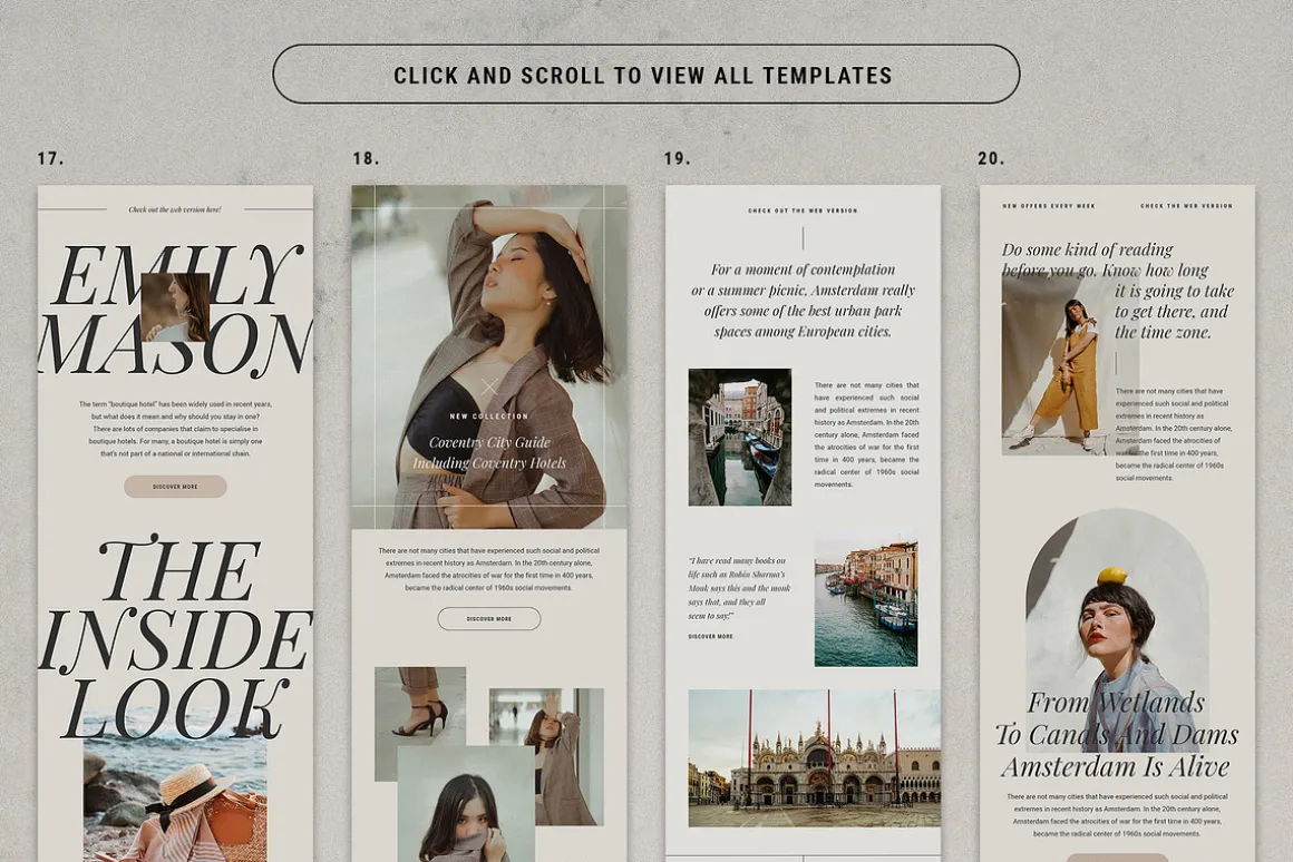 Bella - Chic Newsletter Templates