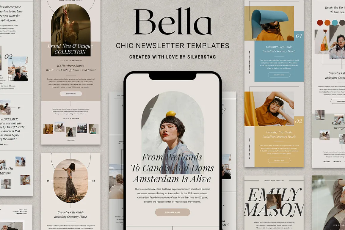 Bella - Chic Newsletter Templates