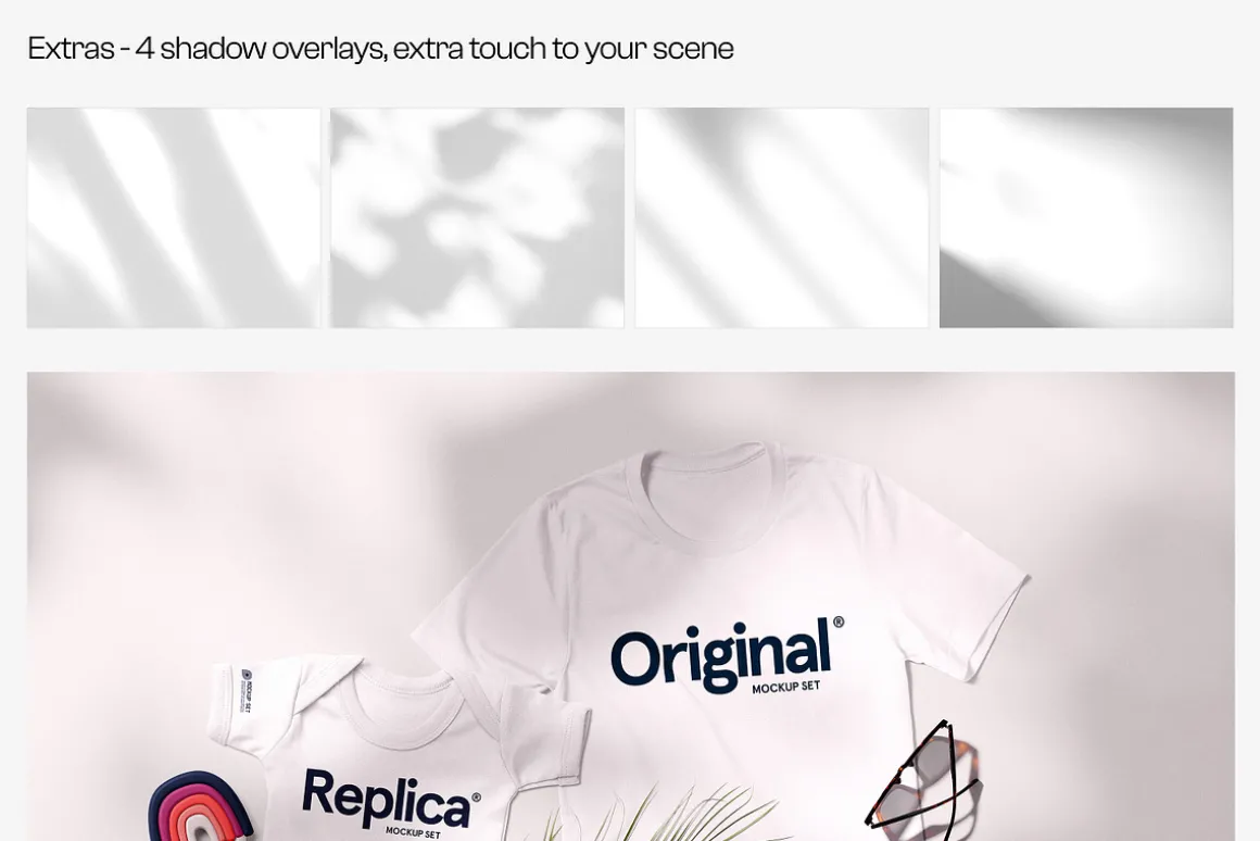 Bella Canvas 3001 Family Mockup Set