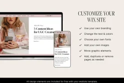 BELLINI UGC | Wix Website Template