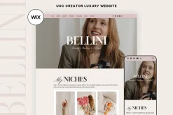BELLINI UGC | Wix Website Template