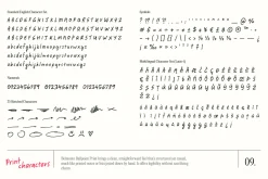 Belmonte Ballpoint Biro Pen Font