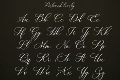 Beloved Lovely | Modern Calligraphy