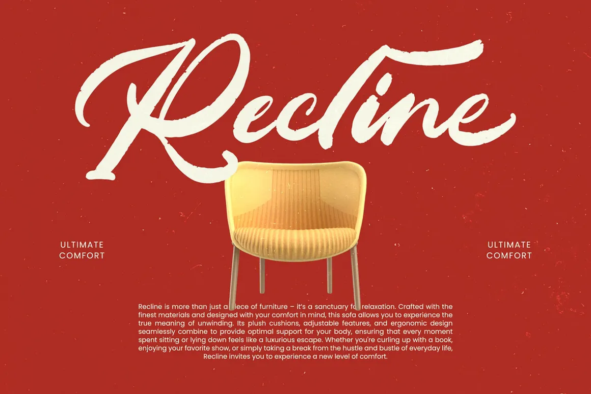 Benton Achita Bold Brush Font