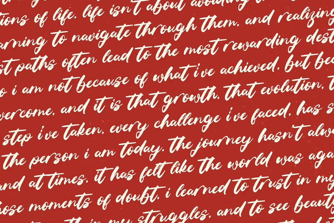 Benton Achita Bold Brush Font
