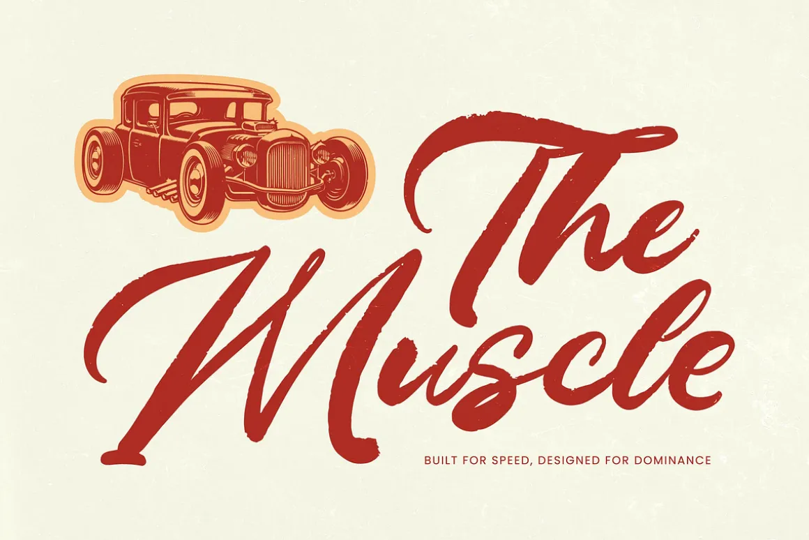 Benton Achita Bold Brush Font