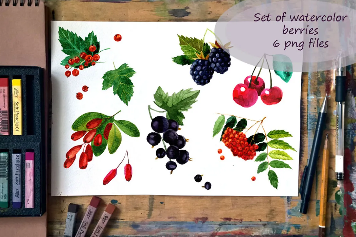 Berries, fruits, vegetables and nuts