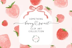 Berry Sweet Strawberry Fruit Clipart