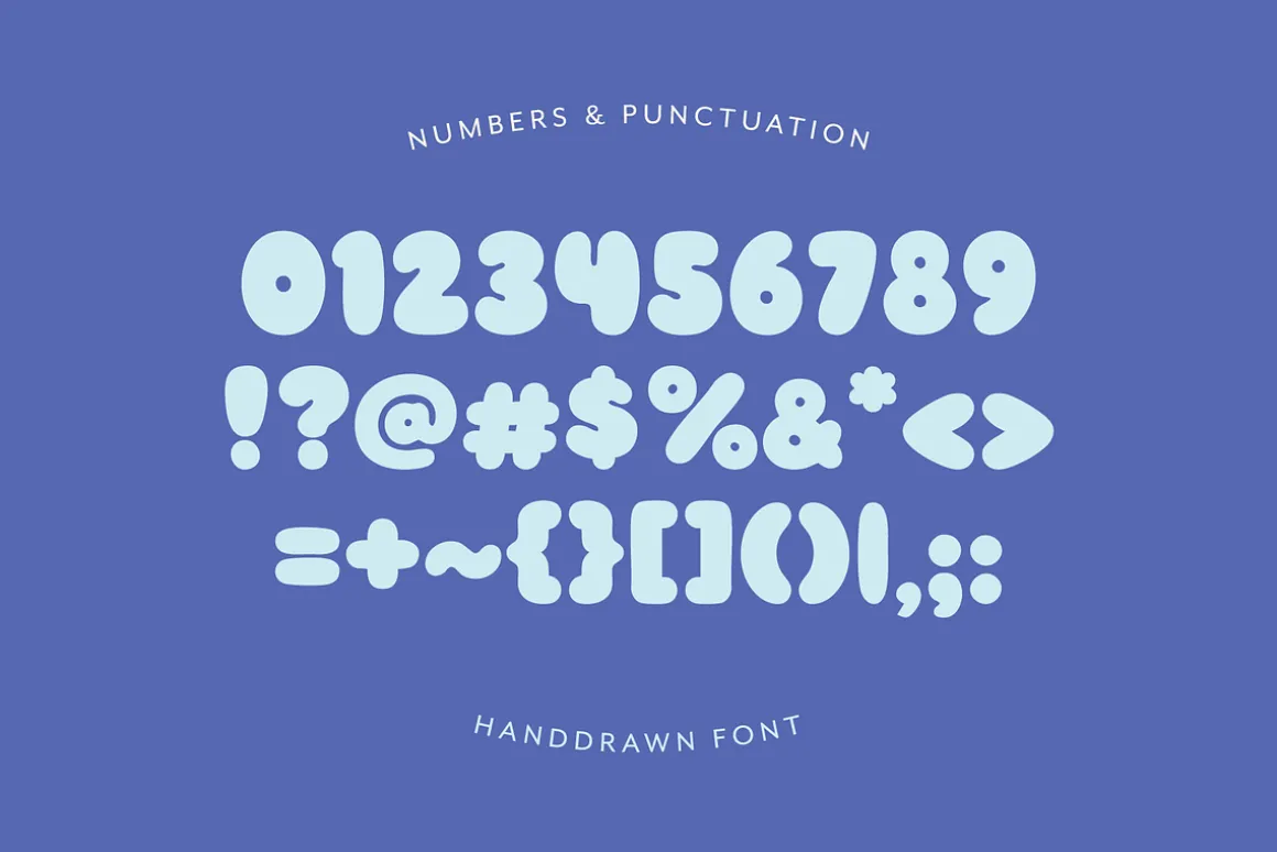 Bertrude - A Bold Bubble Font