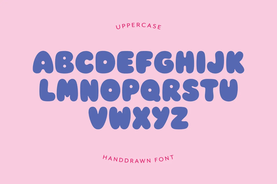Bertrude - A Bold Bubble Font