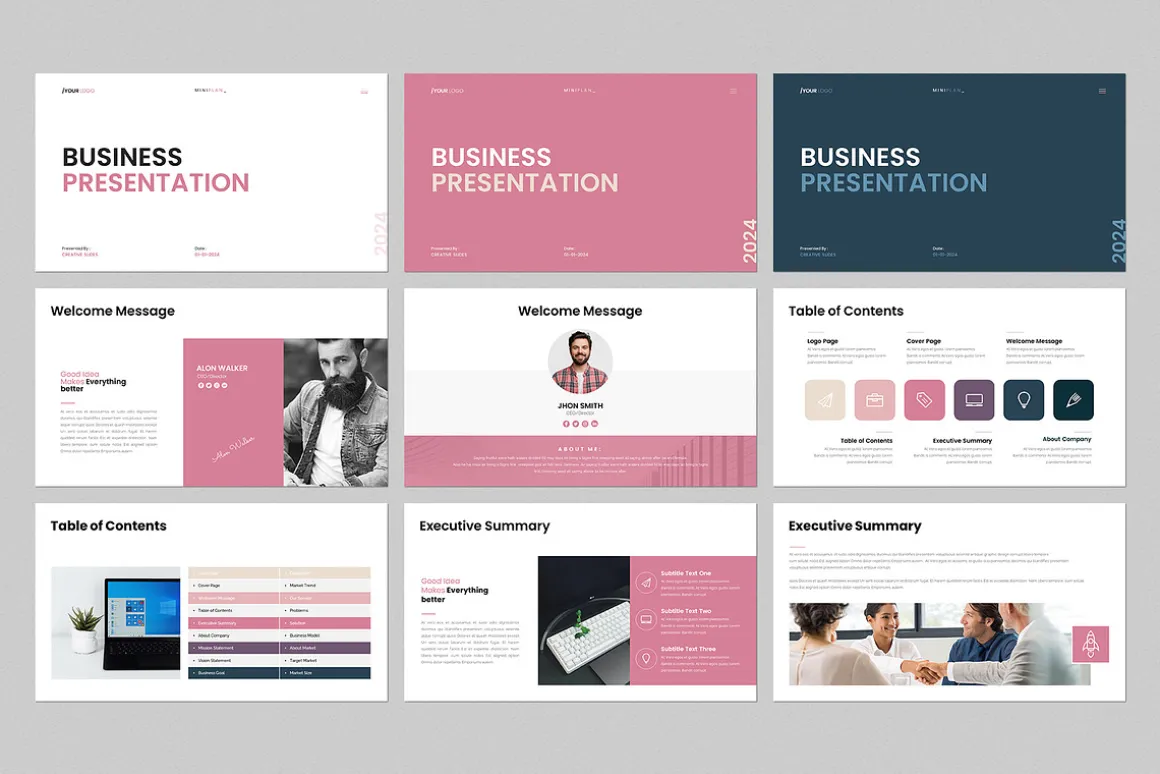 Best! Business Presentation Template