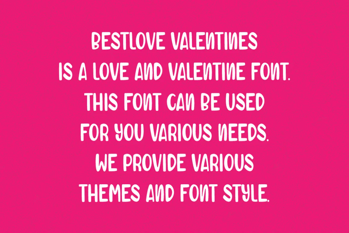 Bestlove Valentines Font