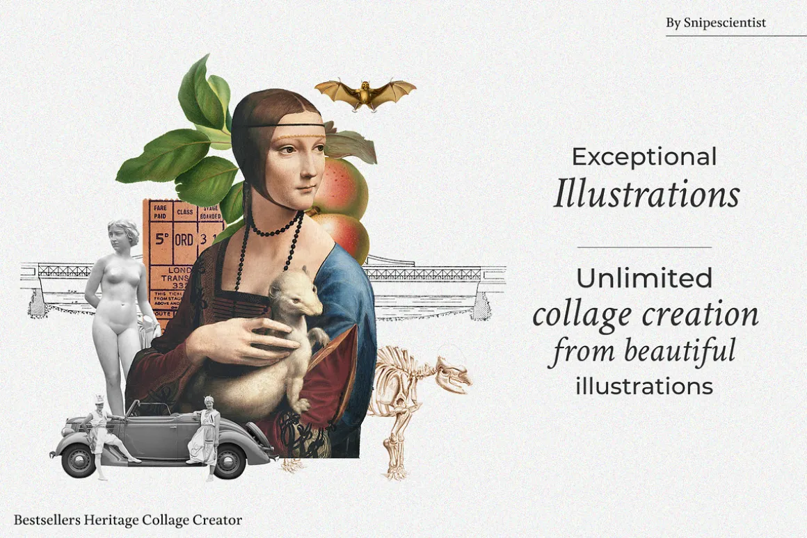 Bestsellers Heritage Collage Creator