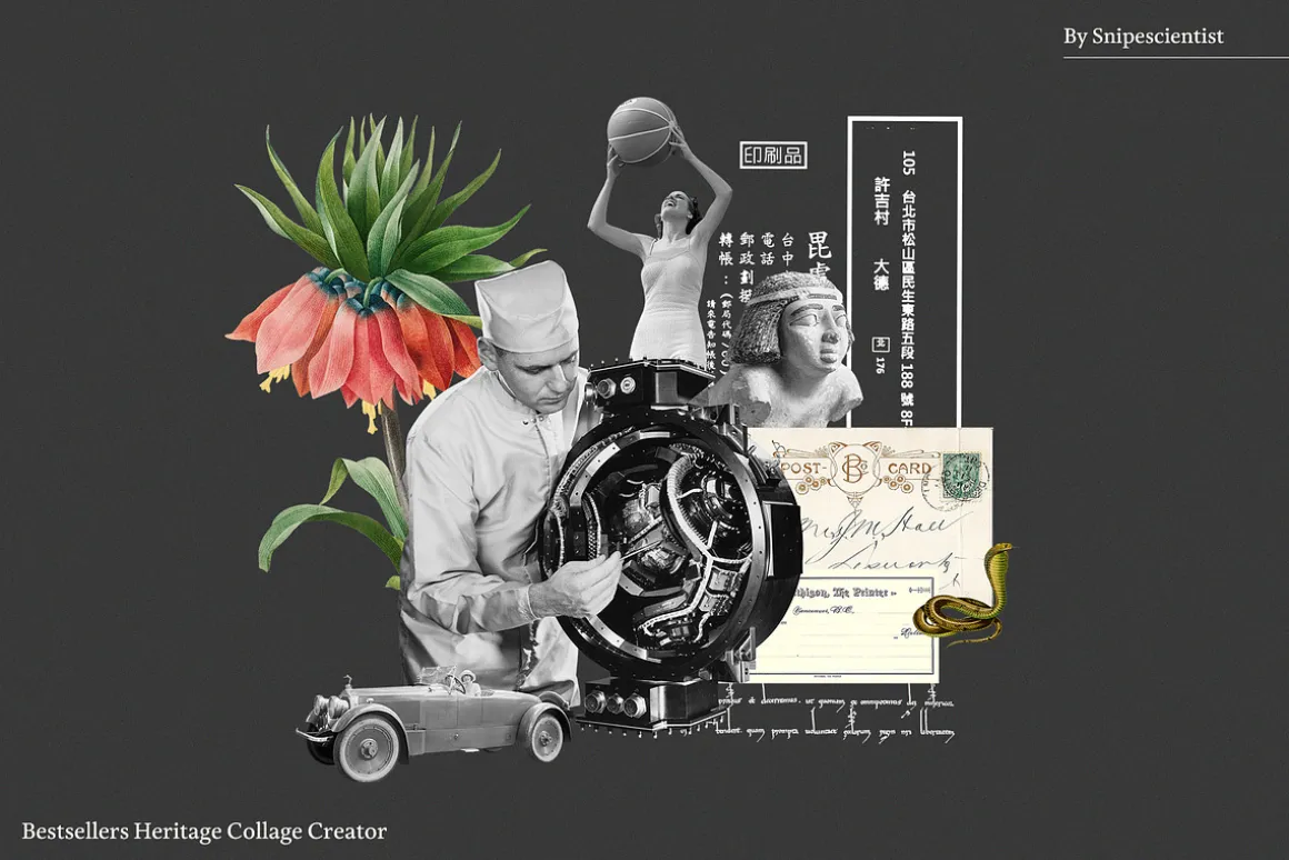 Bestsellers Heritage Collage Creator