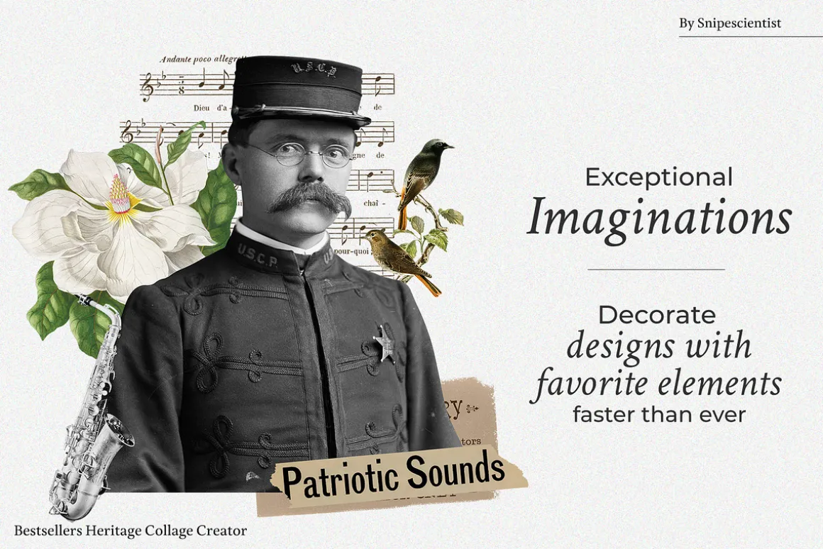 Bestsellers Heritage Collage Creator