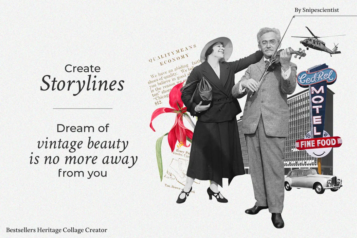 Bestsellers Heritage Collage Creator