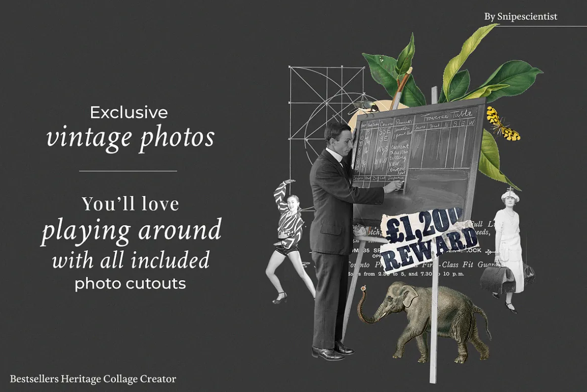 Bestsellers Heritage Collage Creator