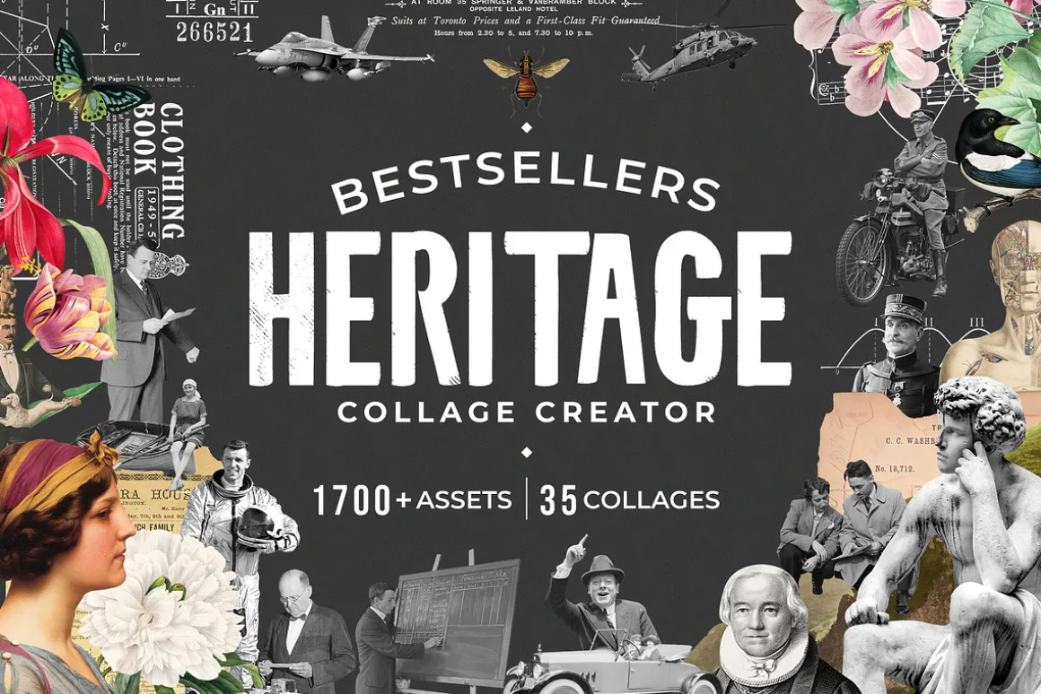 Bestsellers Heritage Collage Creator