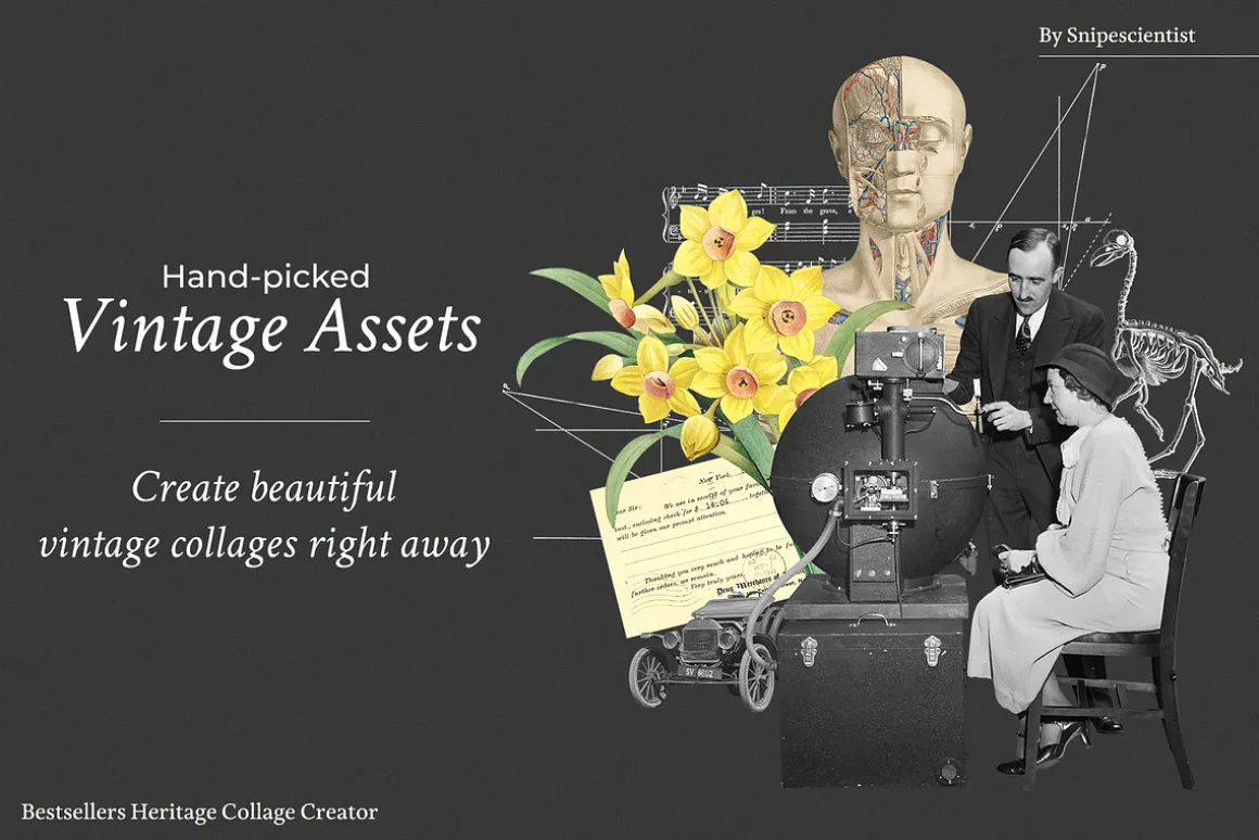 Bestsellers Heritage Collage Creator