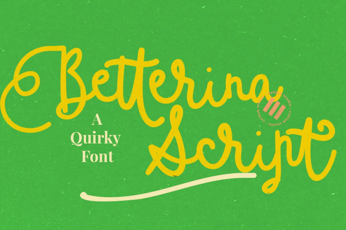 Betterina Script | A Quirky Font