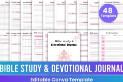 Bible Study & Devotional Journal Can