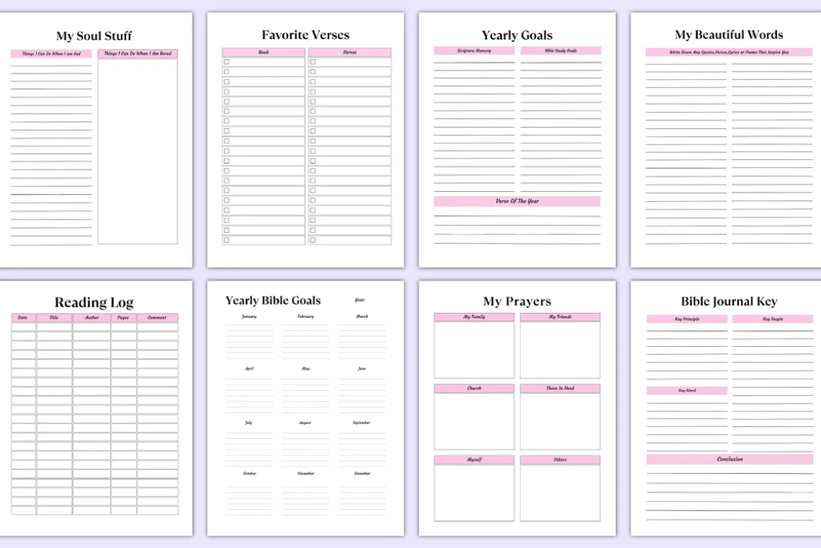 Bible Study & Devotional Journal Can