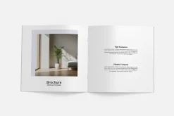 Bifold Square Brochure Mockup