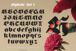 Big Fat Gothic Blackletter Typeface